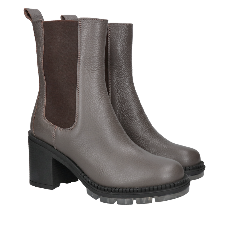 Modne botki damskie na solidnej podeszwie, sztyblety damskie