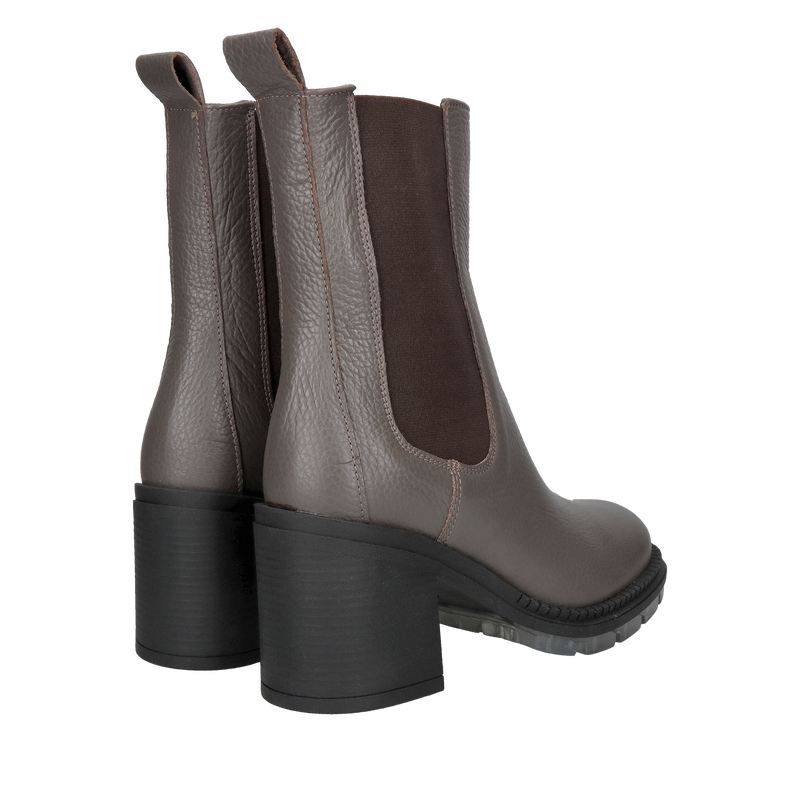 Modne botki damskie na solidnej podeszwie, sztyblety damskie