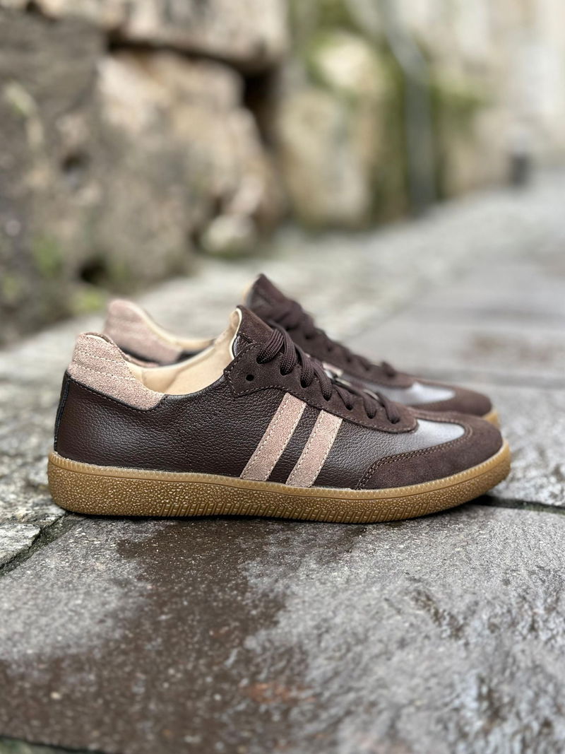Skórzane sneakersy damskie, wygodne i miękkie na co dzień