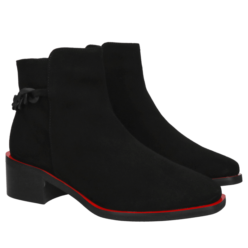 Botki zimowe damskie ze skóry zamszowej, elegancki styl i jakość, Konopka shoes