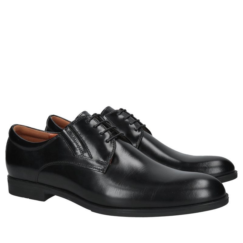 Wizytowe buty do garnituru o szerszej tęgości, polski producent Conhpol