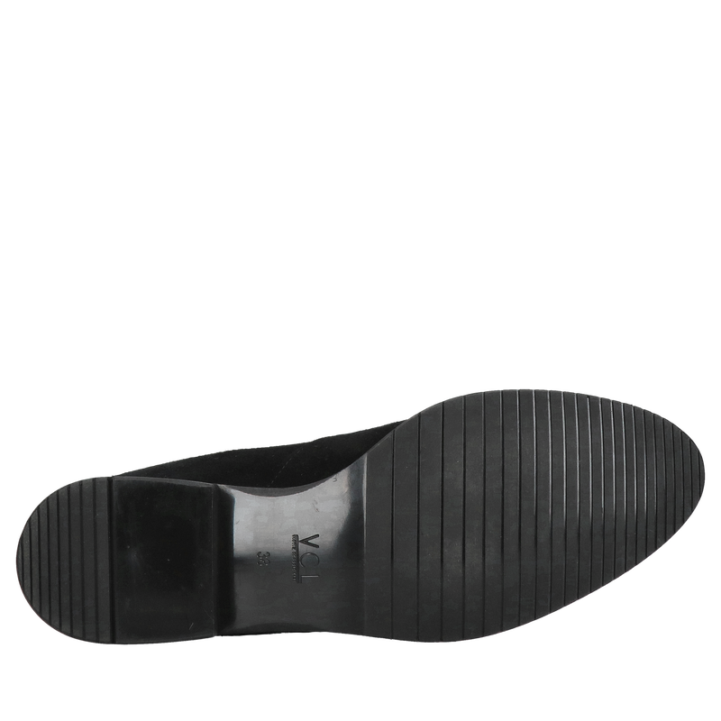 Wysokie kozaki zamszowe za kolano, eleganckie kozaki damskie Conhpol