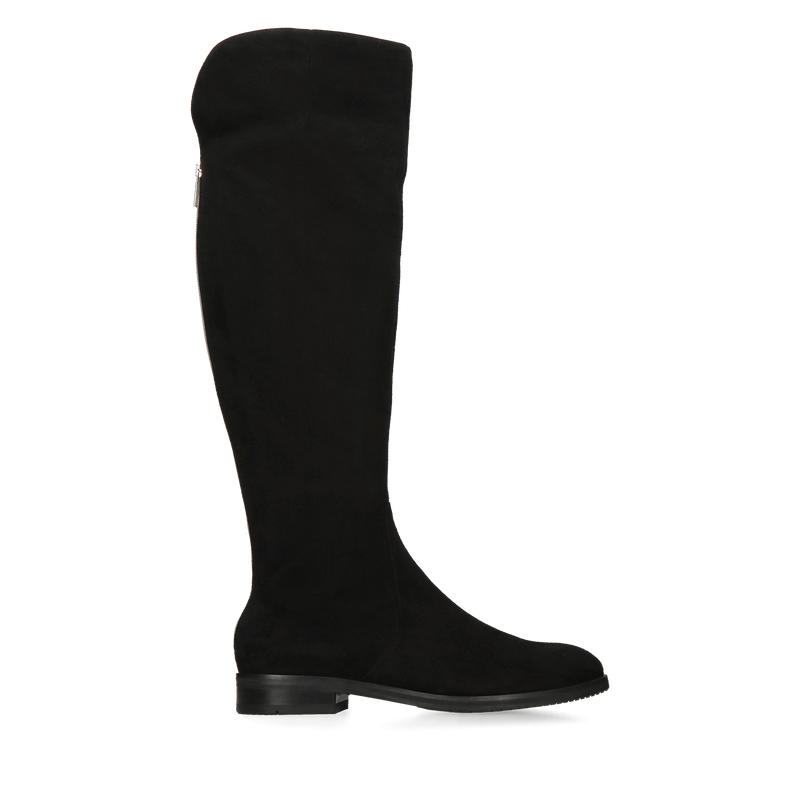Wysokie kozaki zamszowe za kolano, eleganckie kozaki damskie Conhpol