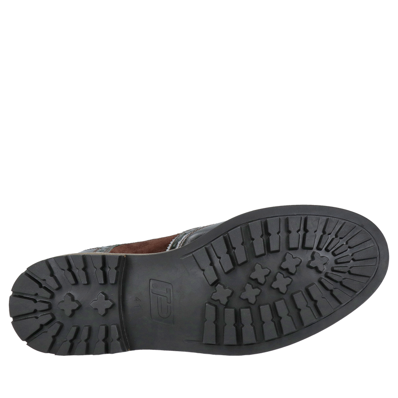 Półbuty casualowe podwyższające dla mężczyzn, buty podwyższajace wygodne ze skóry naturalnej