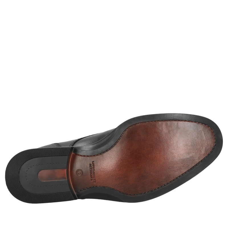 Półbuty męskie, buty z klamrą, wygodne czarne monki od polskiego producenta