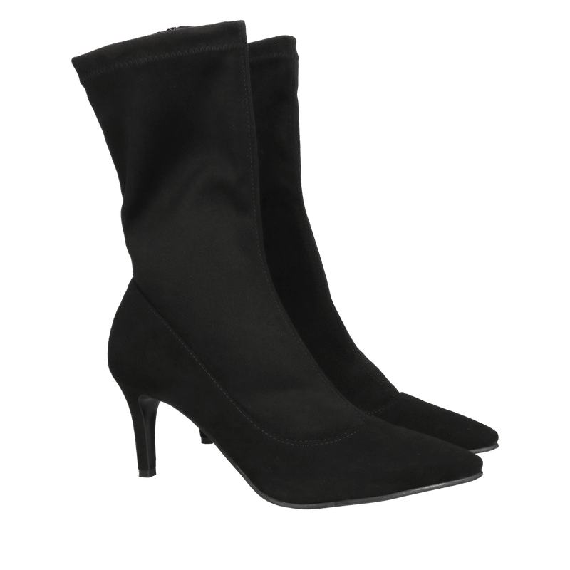 Botki na szpilce z elastyczną cholewką dopasowującą się do każdej łydki, elegancja i wygoda w jednym