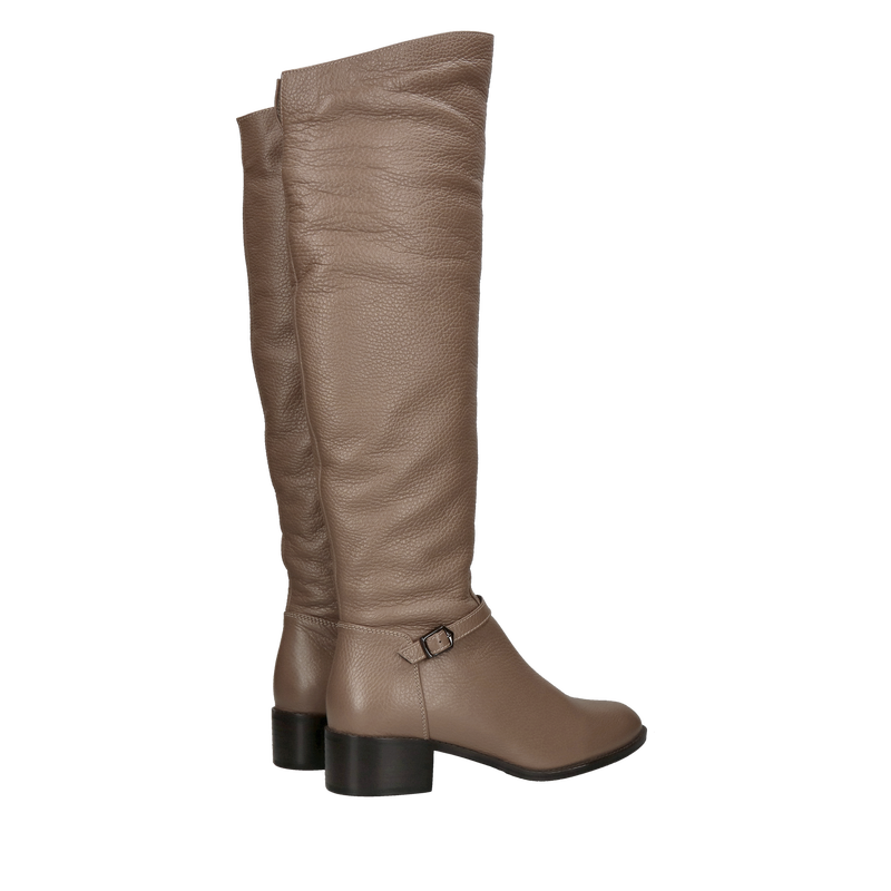 Kozaki za kolano płaskie, wysokie kozaki z miękkiej skóry naturalnej, polski producent, Konopka Shoes