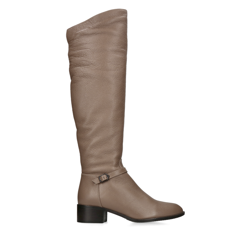 Kozaki za kolano płaskie, wysokie kozaki z miękkiej skóry naturalnej, polski producent, Konopka Shoes