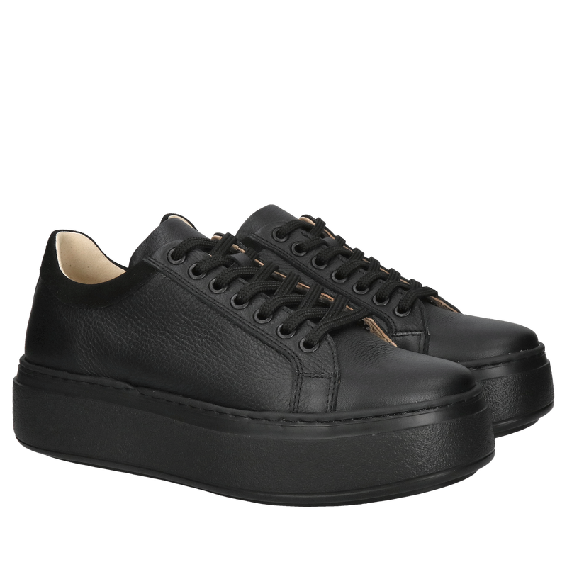 Czarne damskie sportowe sneakersy, klasyka i jakość