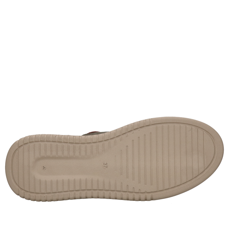 Wygodne damskie sneakersy ze skóry zamszowej