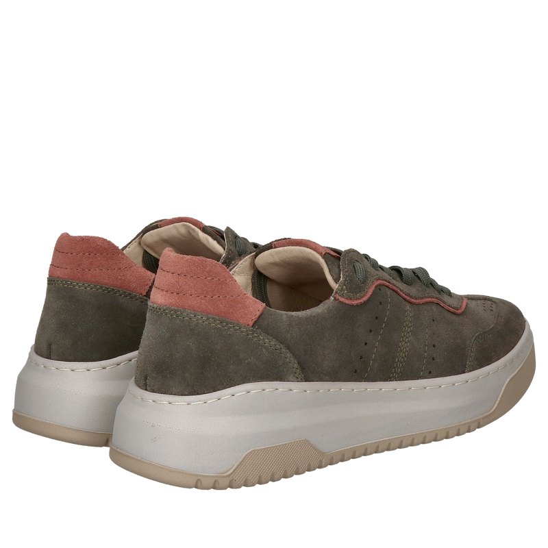 Wygodne damskie sneakersy ze skóry zamszowej