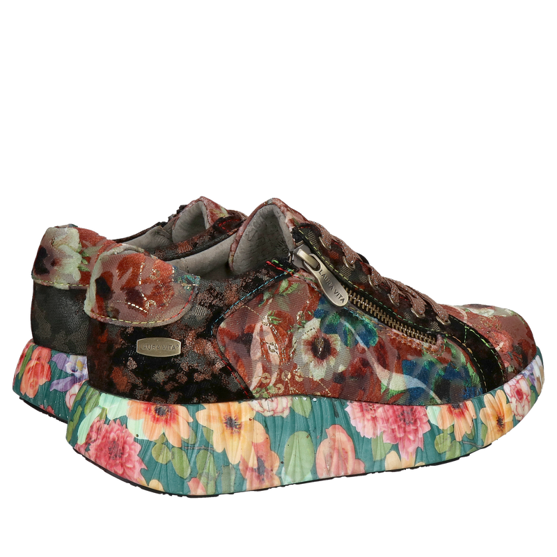 Oryginalne sneakersy damskie z funkcyjnym zamkiem z przodu