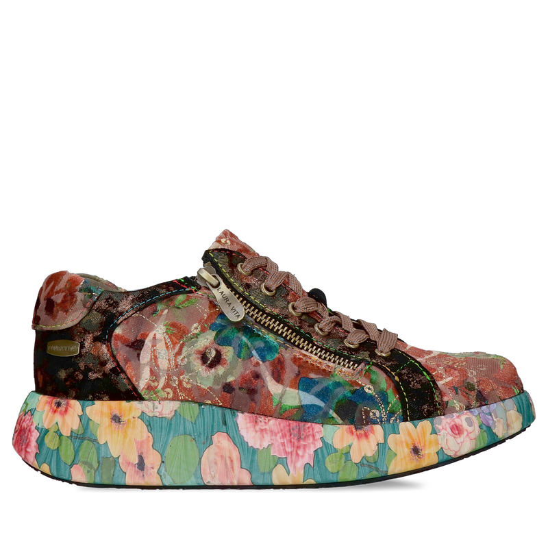 Oryginalne sneakersy damskie z funkcyjnym zamkiem z przodu