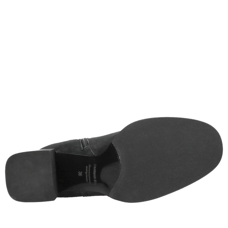 Botki damskie na obcasie z zamszowej skóry, wygodne i miękkie