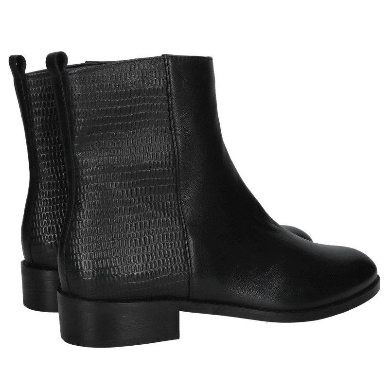 Trzewiki damskie ze skóry na zamek, klasyczne botki damskie, elegancja i wygoda, Konopka Shoes