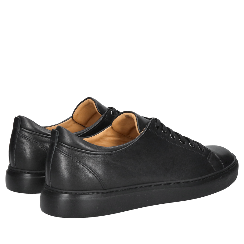 Męskie sneakersy, czarne buty męskie sportowe, wygodne męskie półbuty na co dzień