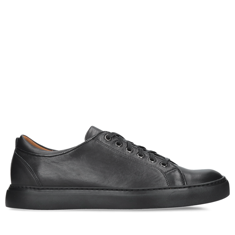 Męskie sneakersy, czarne buty męskie sportowe, wygodne męskie półbuty na co dzień