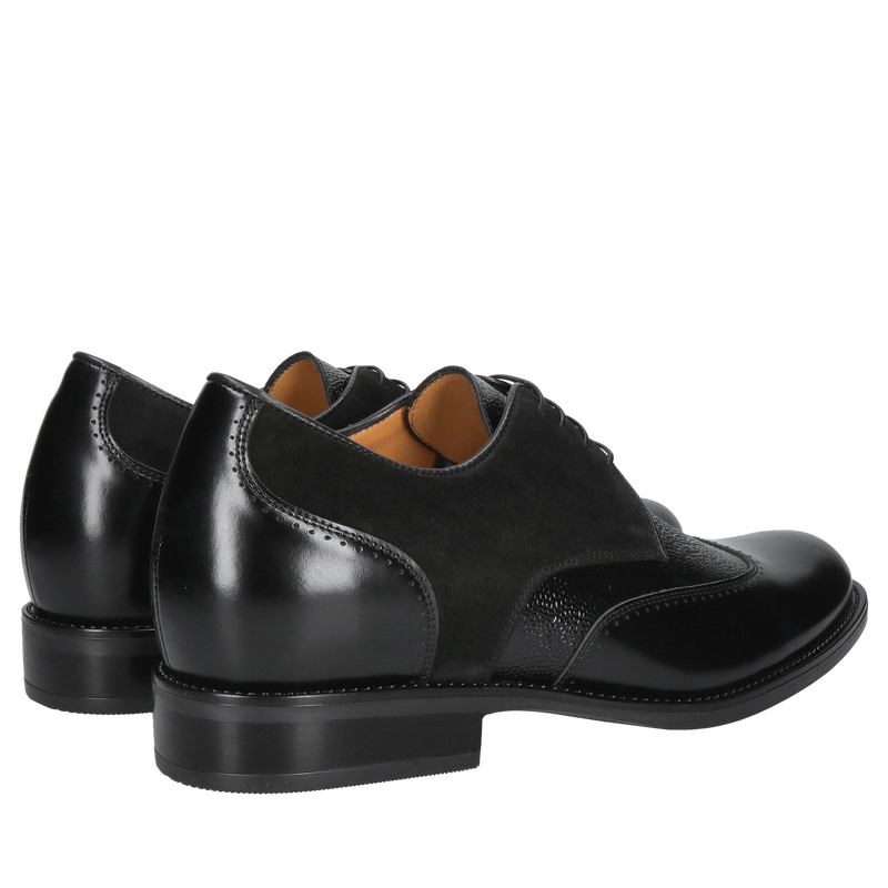 Buty podwyższające, eleganckie buty męskie podwyższające, polski producent obuwia skórzanego Conhpol