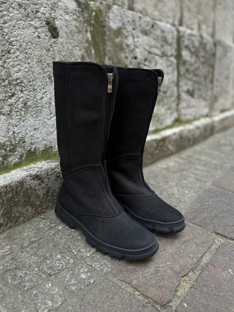 Kozaki damskie z naturalnej skóry, wygodne i ciepłe