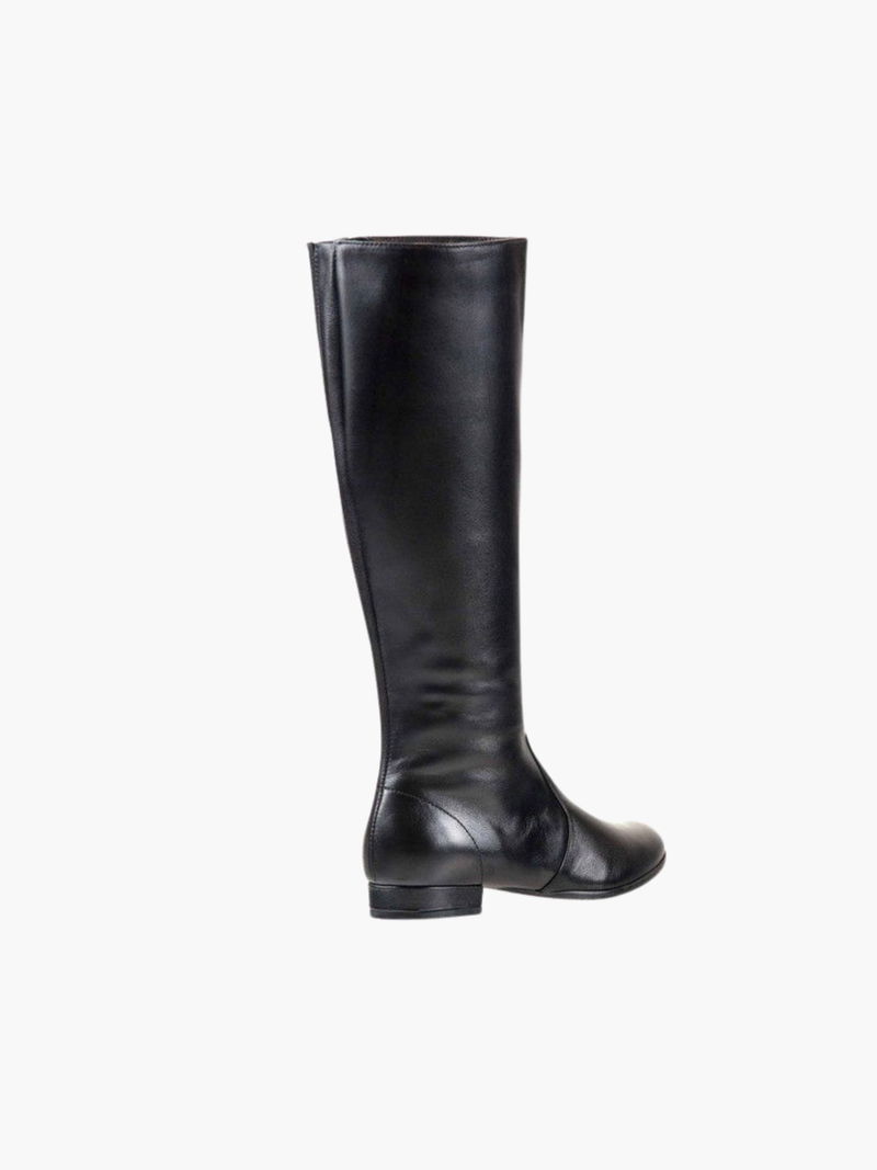 Oficerki damskie ze skóry, eleganckie kozaki damskie, płaskie i wygodne kozaki