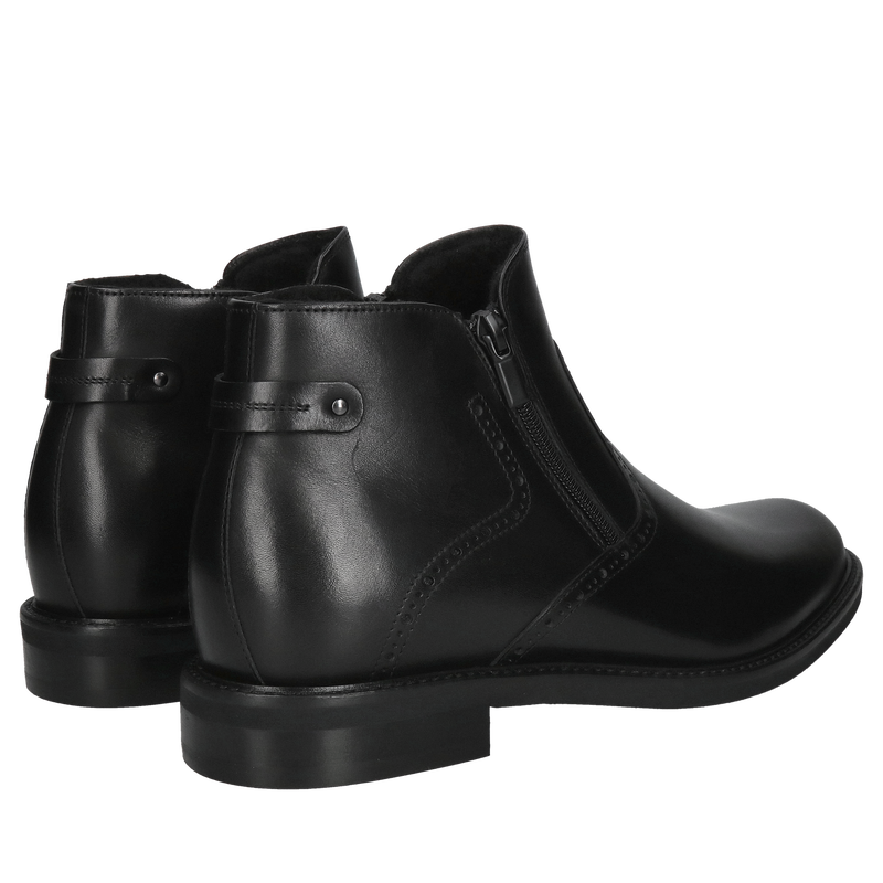 Trzewiki męskie podwyższające, buty na zimę podwyższane Conhpol, polski producent obuwia