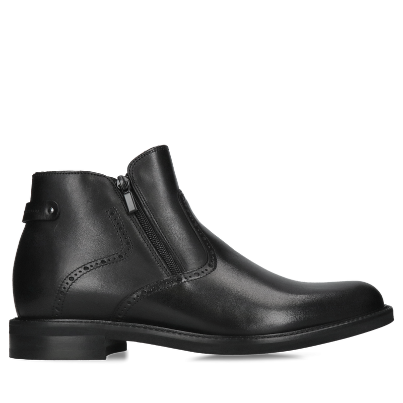 Trzewiki męskie podwyższające, buty na zimę podwyższane Conhpol, polski producent obuwia