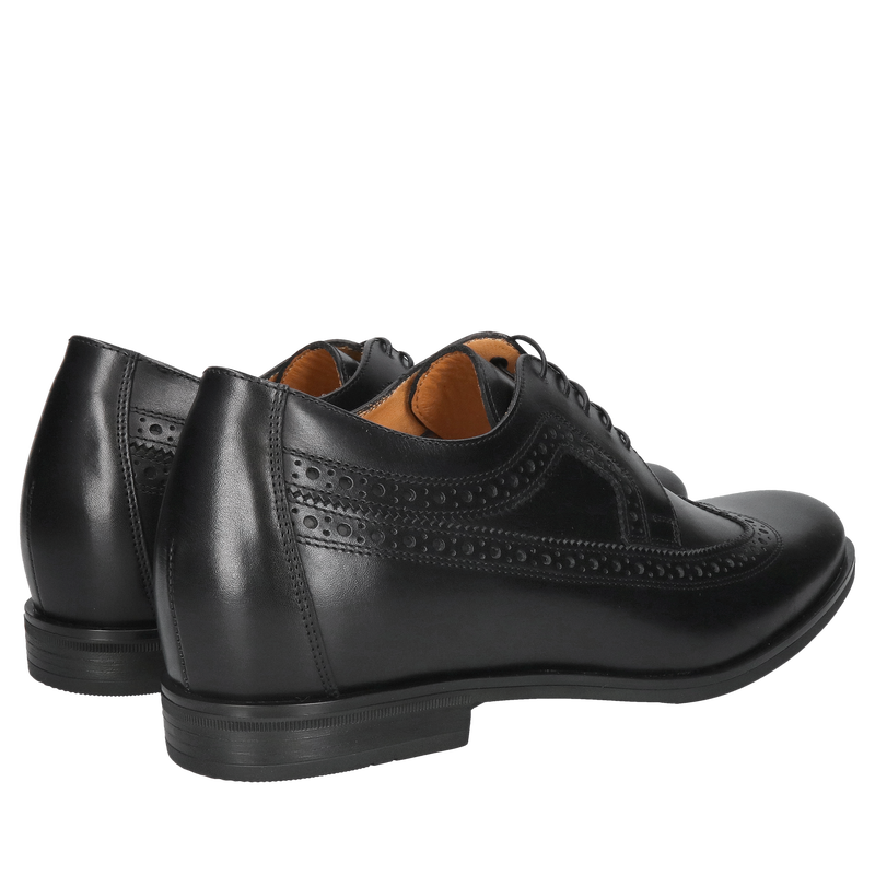 Buty podwyższające, półbuty skórzane z podwyższeniem, męskie buty podwyższane od polskiego producenta