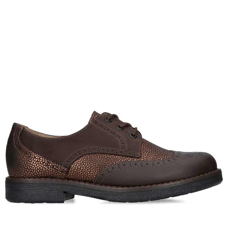 Wygodne buty damskie na jesień, półbuty sznurowane na grubszej podeszwie, polski producent obuwia