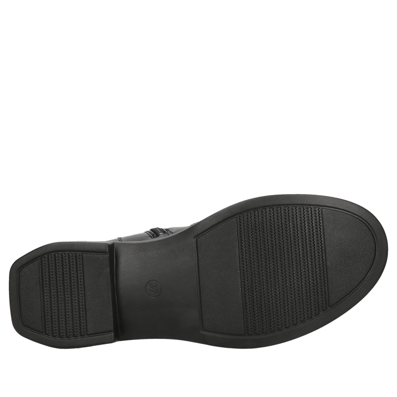 Damskie botki na zimę ocieplane, wsuwane botki damskie ze skóry, wygodne i lekkie