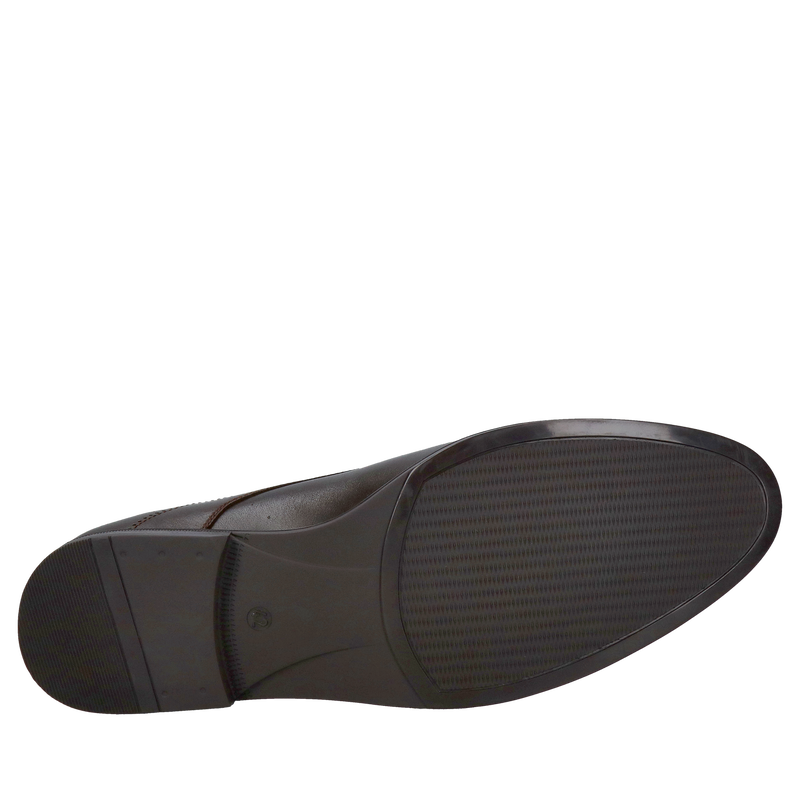 Brązowe półbuty męskie eleganckie do garnituru, wizytowe buty męskie od polskiego producenta