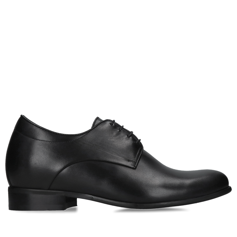 Buty podwyższające, półbuty skórzane z podwyższeniem, męskie buty podwyższane od polskiego producenta