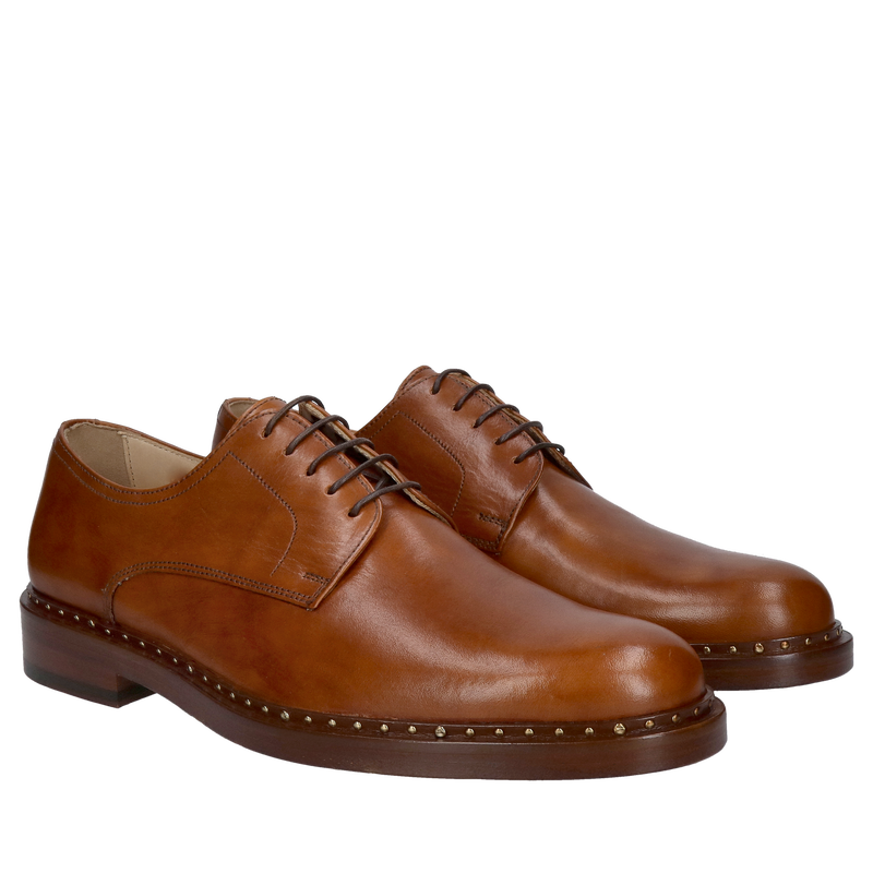 Wyjątkowe buty premium ze skóry, buty męskie na skórzanej podeszwie