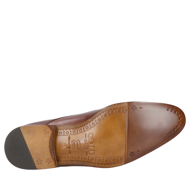 Męskie półbuty derbowe na skórzanej podeszwie, polski producent Conhpol, limitowana edycja obuwia