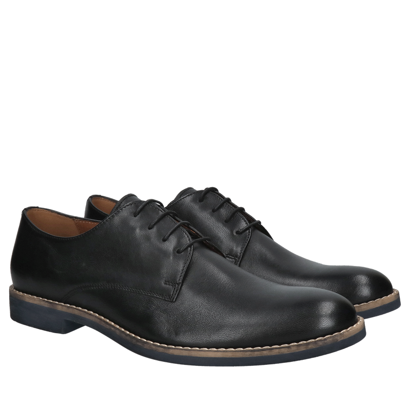 Męskie półbuty na co dzień ze skóry, buty męskie na miękkiej podeszwie