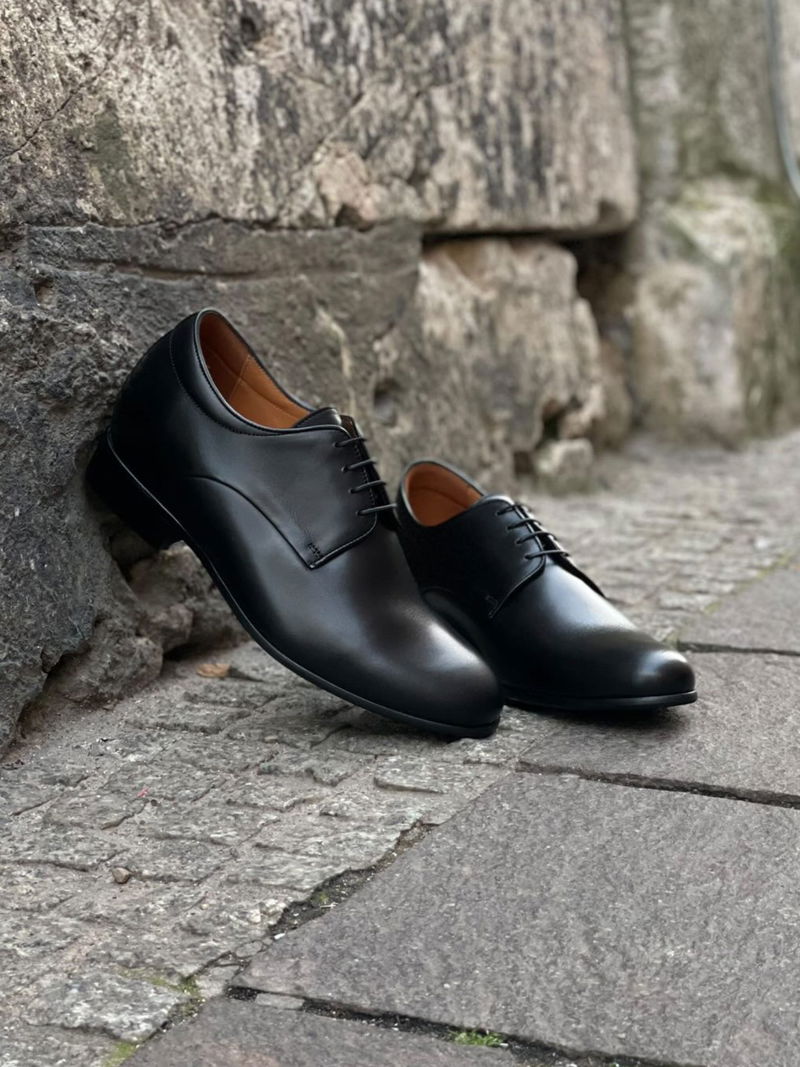 Buty podwyższające, półbuty skórzane z podwyższeniem, męskie buty podwyższane od polskiego producenta