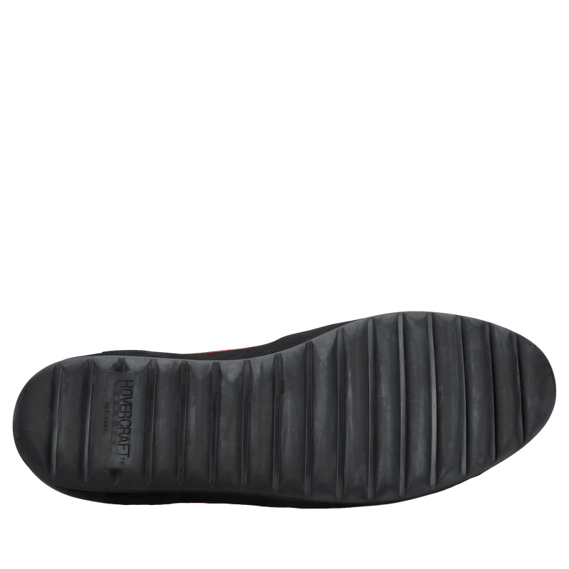 Męskie czerwone buty ze skóry, wygodne zamszowe buty męskie z miękką i wyciąganą wkładką