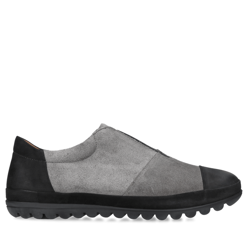 Komfortowe wsuwane buty męskie skórzane, półbuty męskie ze skóry zamszowej, Konopka Shoes