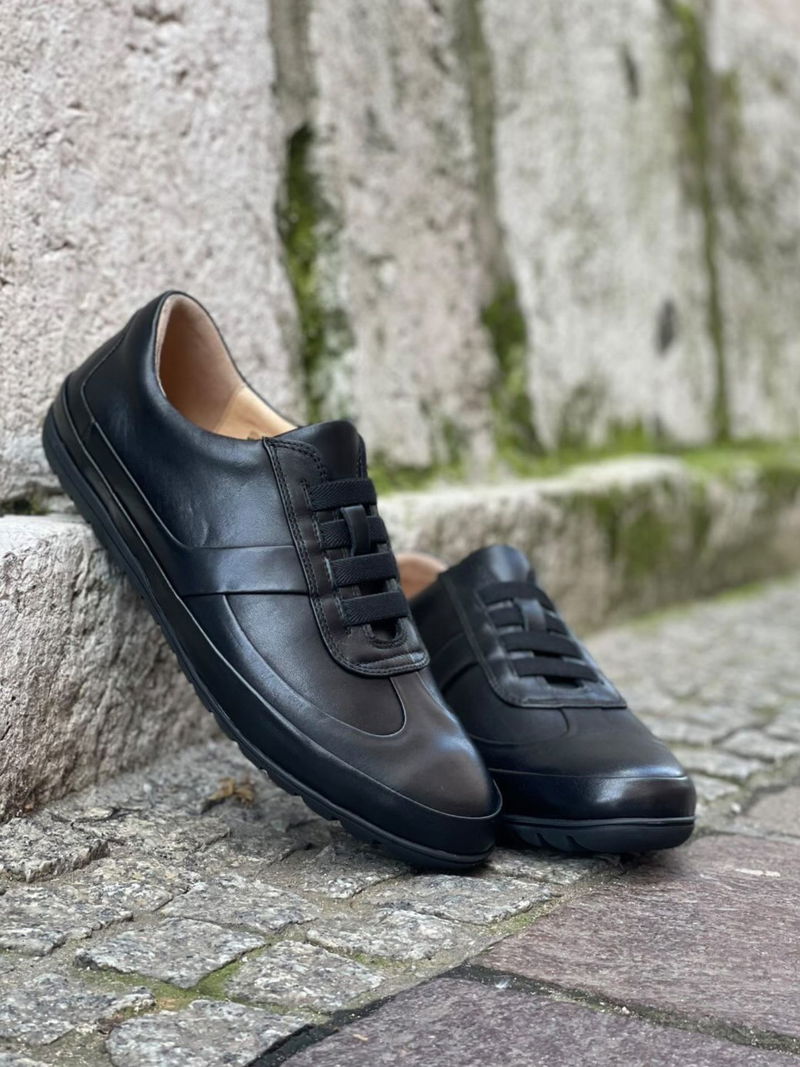 Wygodne buty męskie na co dzień, wysoka amortyzacja i komfort, wyjmowana wkładka skórzana, Konopka Shoes