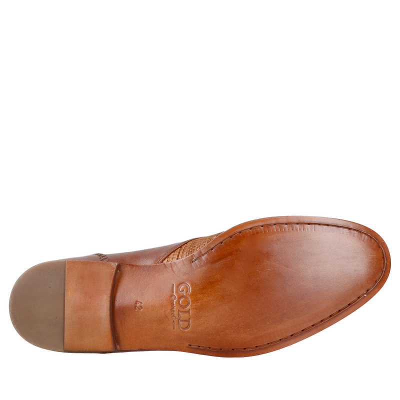 Buty premium na grubej podeszwie skórzanej – klasyczne i eleganckie