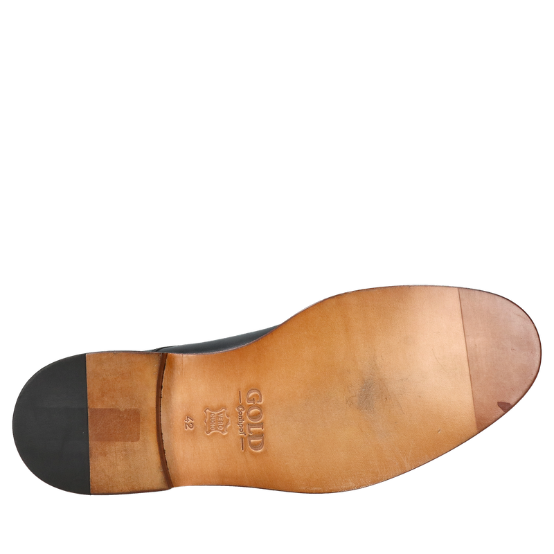 Buty premium na grubej podeszwie skórzanej, klasyczne buty eleganckie