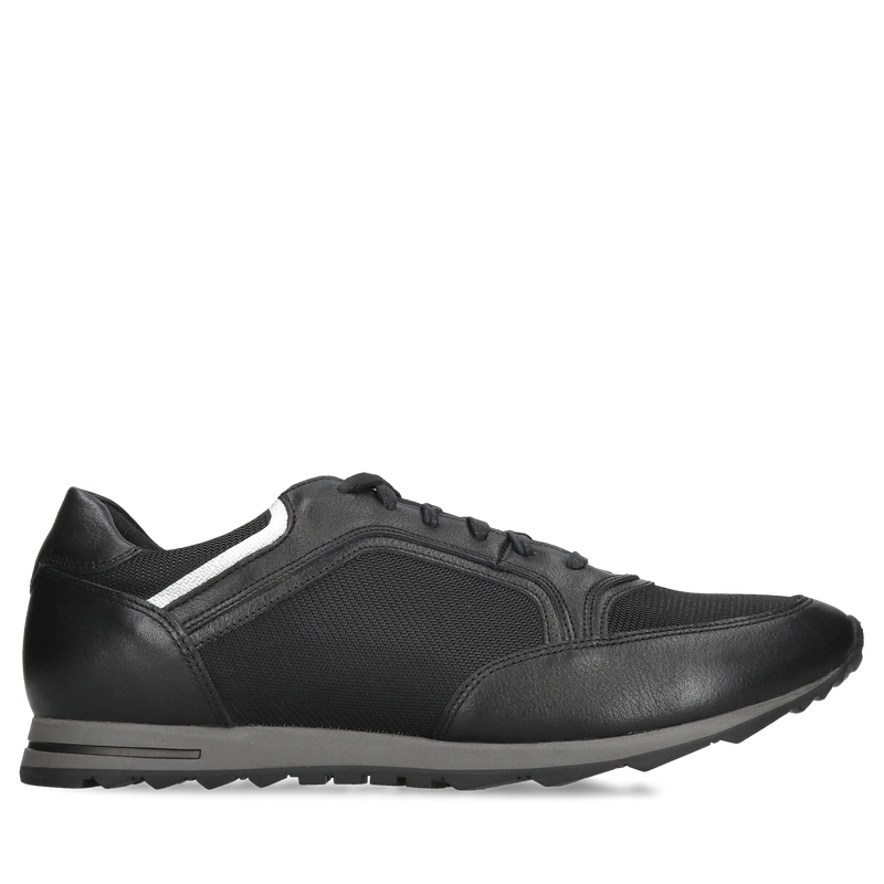 Sportowe męskie buty na co dzień ze skóry, wygodne buty męskie