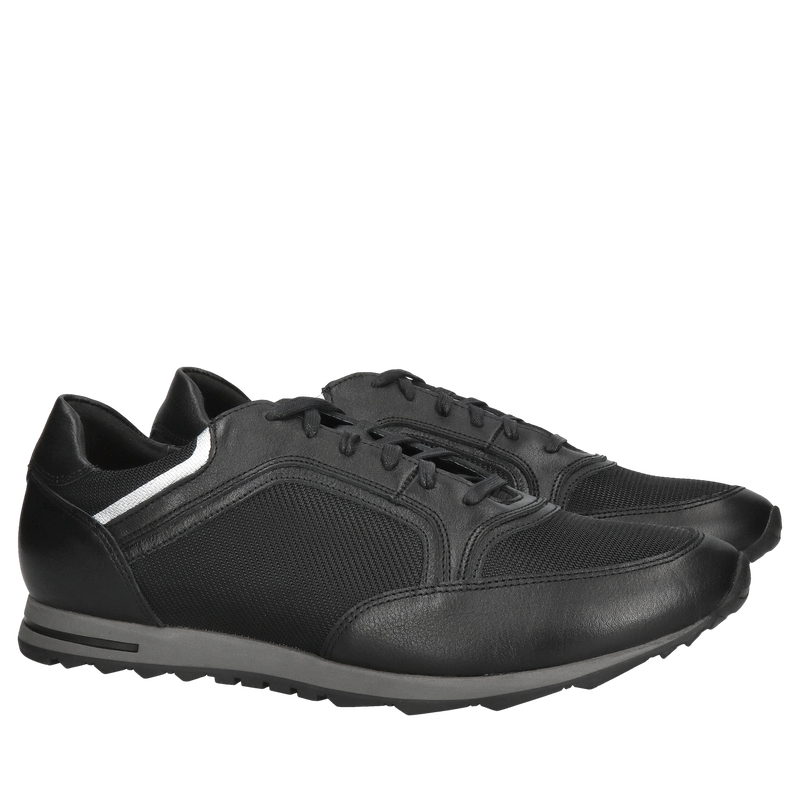 Sportowe męskie buty na co dzień ze skóry, wygodne buty męskie