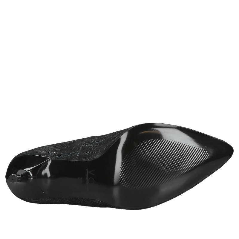 Wyjątkowo eleganckie szpilki damskie na niskim obcasie, czółenka do sukienki wizytowej, Konopka Shoes