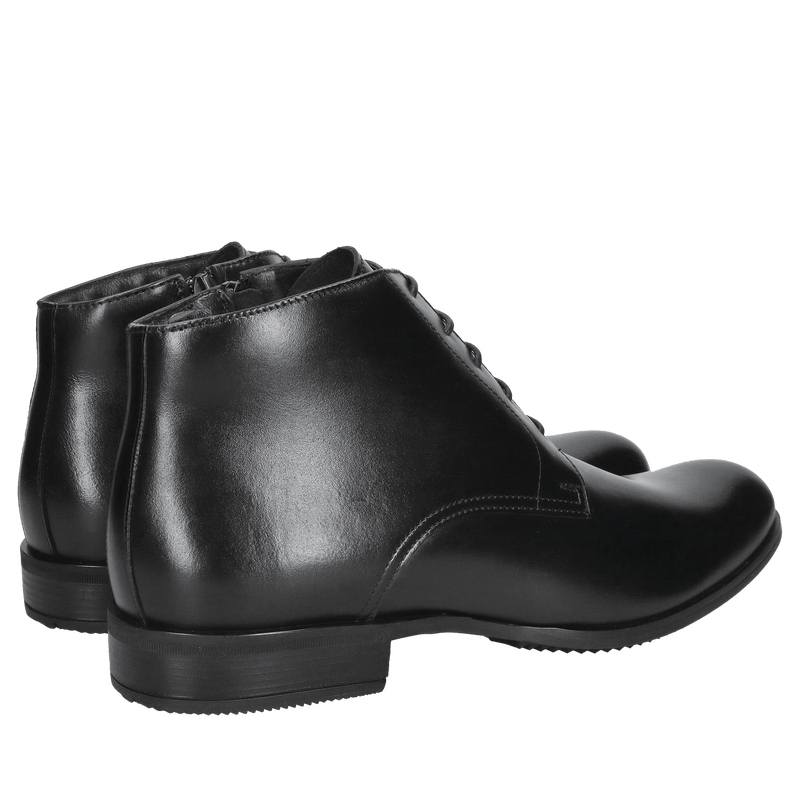 Eleganckie garniturowe trzewiki męskie ocieplane, wizytowe trzewiki męskie do garnituru, Konopka Shoes