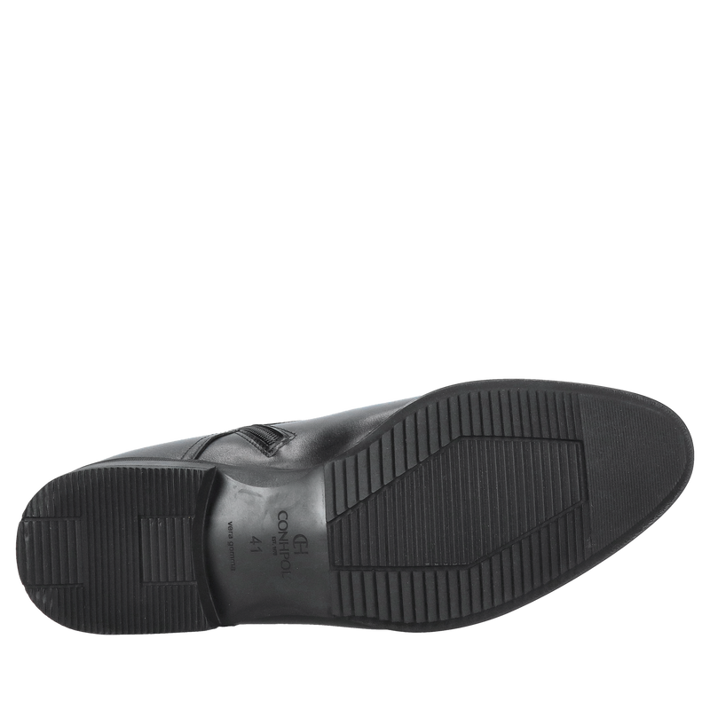 Eleganckie garniturowe trzewiki męskie ocieplane, wizytowe trzewiki męskie do garnituru, Konopka Shoes