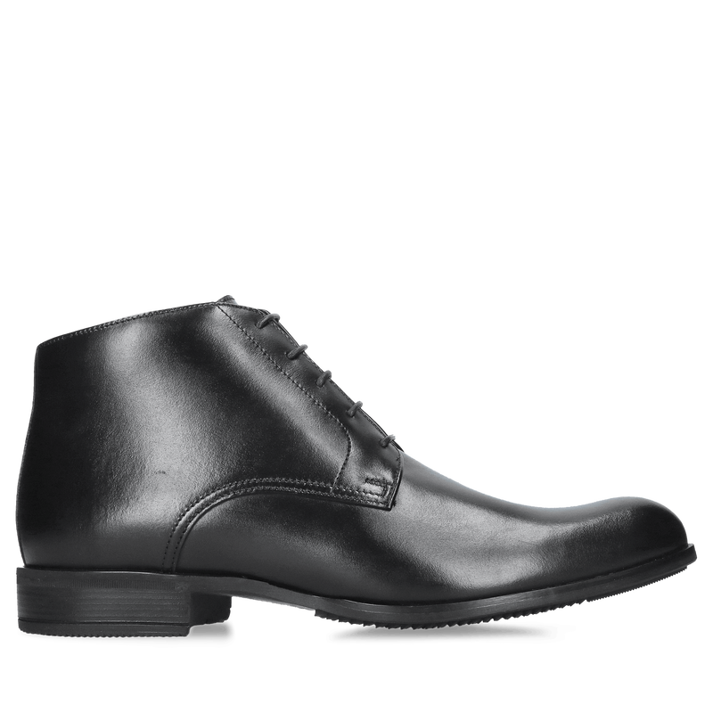 Eleganckie garniturowe trzewiki męskie ocieplane, wizytowe trzewiki męskie do garnituru, Konopka Shoes