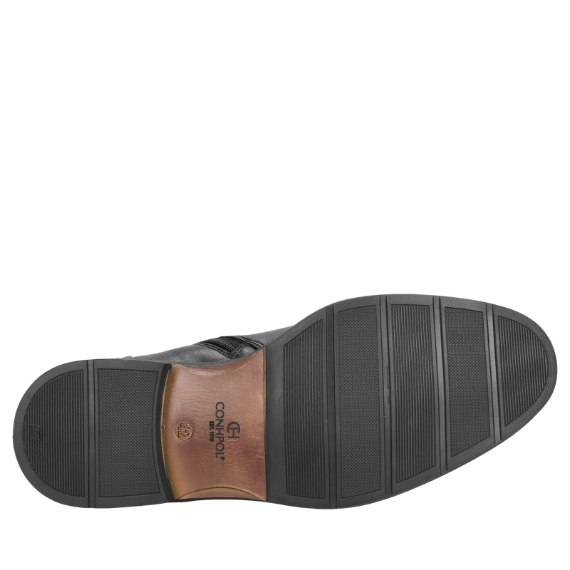 Garniturowe eleganckie trzewiki męskie, wizytowe botki męskie nie ocieplane, Konopka Shoes