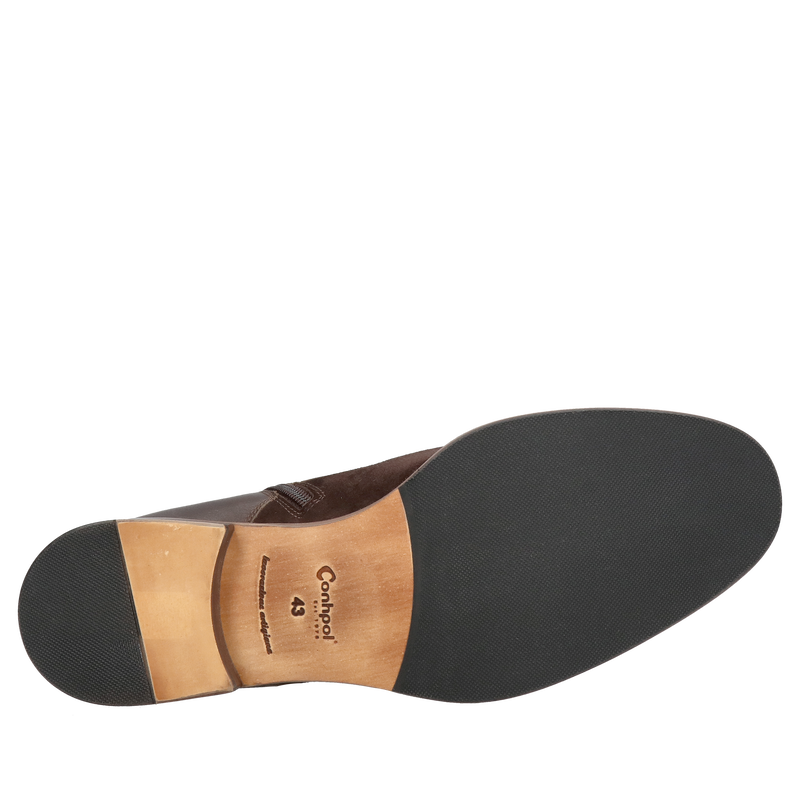 Monki męskie bez ocieplenia, wysoka jakość skóry zamszowej połączona ze skórą licową