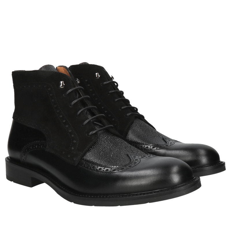 Męskie trzewiki skórzane, modne i wygodne od polskiego producenta