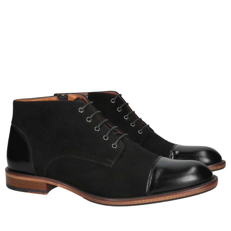 Zamszowe botki męskie bez ocieplenia na cały rok, wysoka jakość obuwia business casual